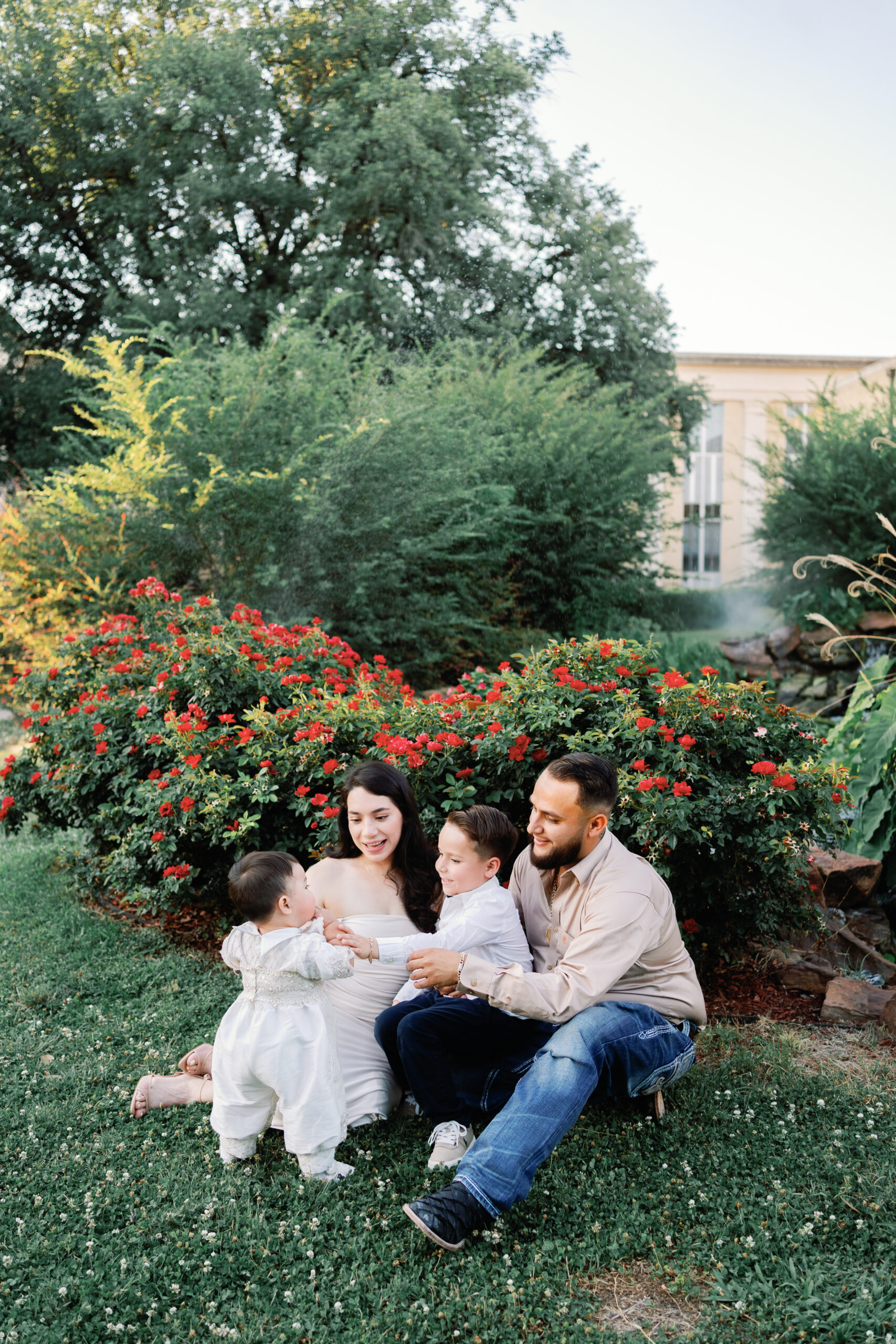 Lifestyle photography session in Fort Worth garden | Bertha Torres Photography”